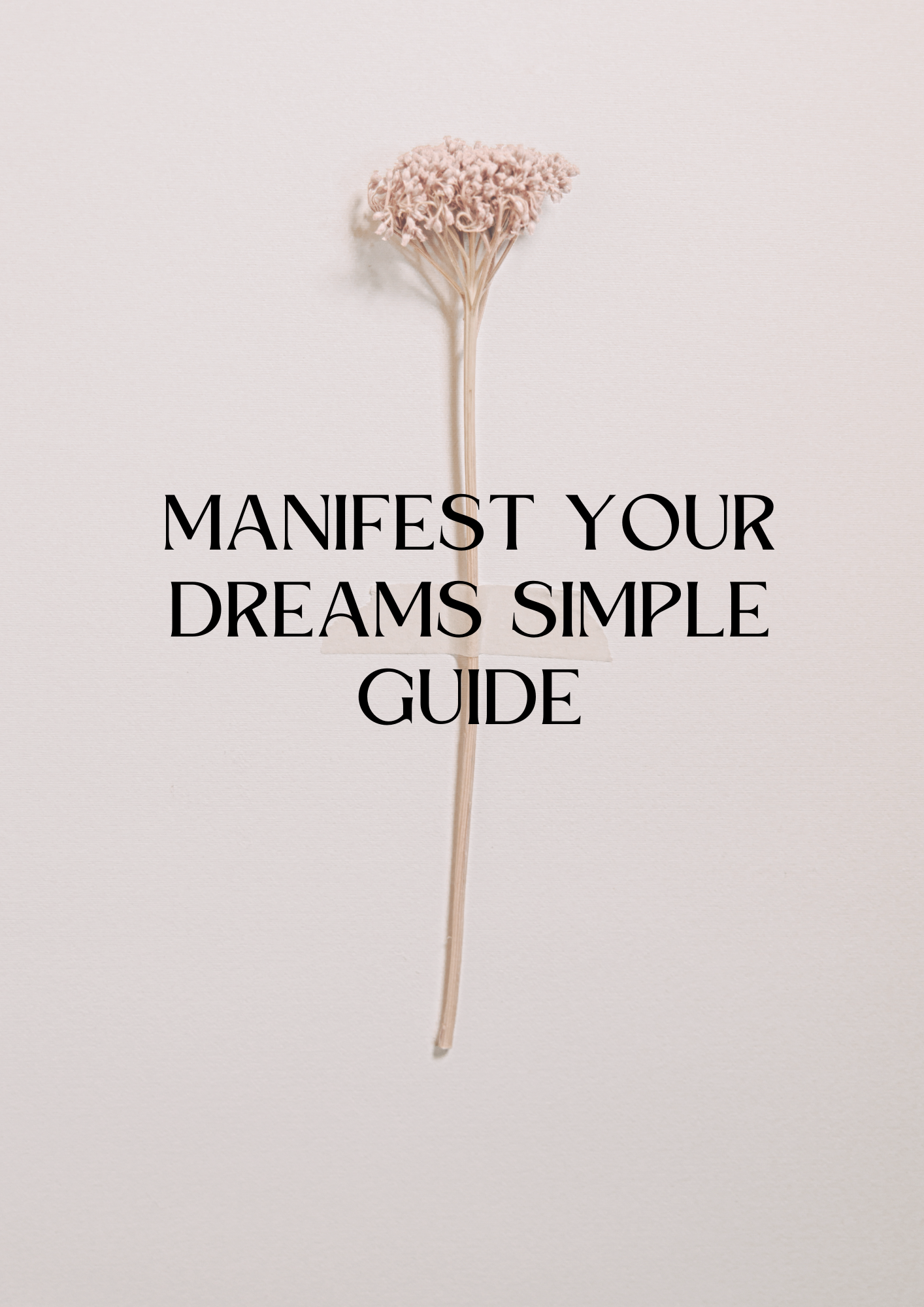 Simple guide to manifest your dreams